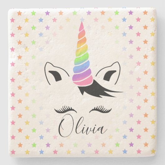  pastel stenen onderzetter (Voorkant)