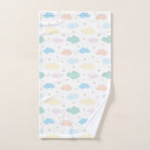 Pastel Sterren & Wolken Bad Handdoek (Handdoek)