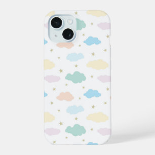 Pastel Sterren & Wolken iPhone 15 Case