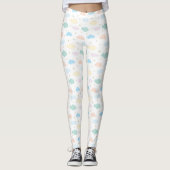 Pastel Sterren & Wolken Leggings (Voorkant)