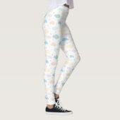 Pastel Sterren & Wolken Leggings (Rechts)