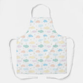 Pastel Sterren & Wolken Schort (Voorkant)