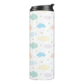 Pastel Sterren & Wolken Thermosbeker (Gedraaid links)