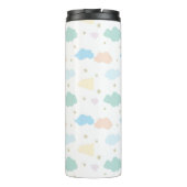 Pastel Sterren & Wolken Thermosbeker (Achterkant)