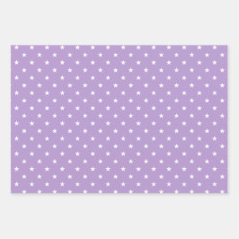 Pastel Sterren Wrapping Paper Sheet Set