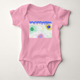 Pastel sterrenstelsels Impressionistische kunst ba Romper