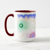 Pastel sterrenstelsels Impressionistische kunst mo Mok (Links)