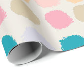 Pastel Stippen Cadeaupapier (Rol Hoek)