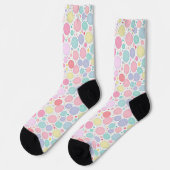Pastel Stippen On-Perfect Patroon Sokken (Links)