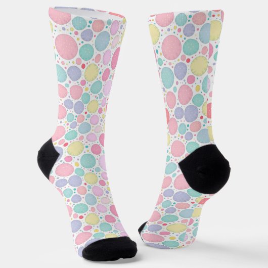 Pastel Stippen On-Perfect Patroon Sokken (Gebogen)