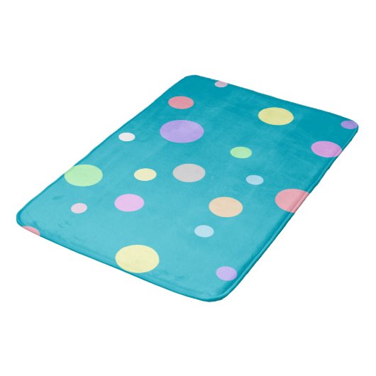 Pastel Stippenpatroon Badmat (Gekanteld)