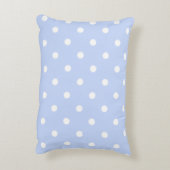 Pastel Stippenpatroon - Periwinkle  Accent Kussen (Achterkant (Verticaal))