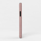 Pastel stoffig Roos Blush Roze textuur Patroon Case-Mate iPhone Case (Achterkant/rechts)