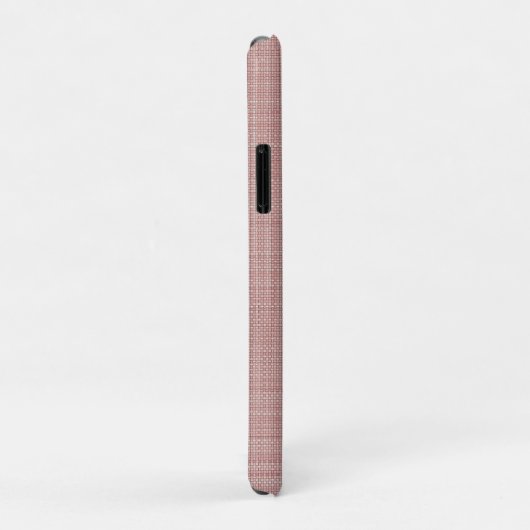 Pastel stoffig Roos Blush Roze textuur Patroon Case-Mate iPhone Case (Achterkant/rechts)