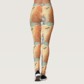 Pastel Storm Wolken Leggings vrouwen (Achterkant)