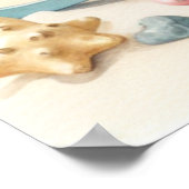 Pastel Strand Kinderkamer Poster (Hoek)