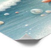 Pastel Strand Kinderkamer Poster (Hoek)