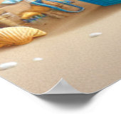 Pastel Strand Kinderkamer Poster (Hoek)