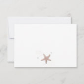 Pastel Strand RSVP Kaartje (Achterkant)