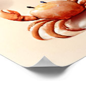 Pastel Strandkinderkamerposter Poster (Hoek)