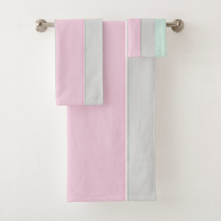 Pastel Streep Eenhoorn Bad Handdoek