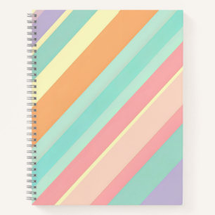 Pastel Streep Notitieboek