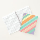 Pastel Streep Notitieboek (Binnen)