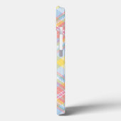 Pastel Streep Plaid Case-Mate iPhone Case (Achterkant / Links)