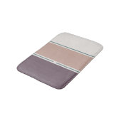 Pastel Strepen-2 – Rustige badkamer streepaccent Badmat (Gekanteld)