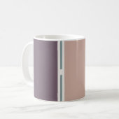 Pastel Strepen-2 – Zachta Neutrale Mok Ontwerp (Voorkant links)