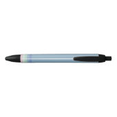 Pastel Strepen Aangepaste Naam Monogram Zwarte Inkt Pen (Achterkant)