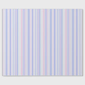 Pastel Strepen Cadeaupapier (Vlak)