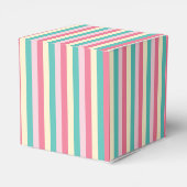Pastel Strepen Ijsfeestje Bedankdoosjes (Achterkant)