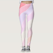 Pastel Strepen Leggings (Voorkant)