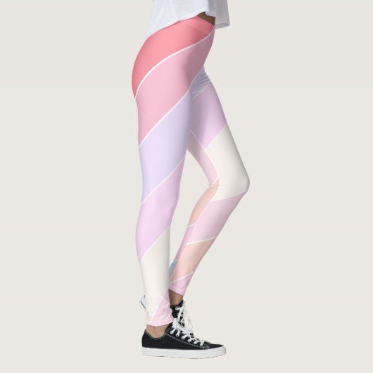 Pastel Strepen Leggings (Rechts)