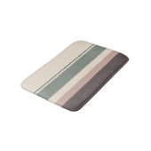 Pastel Strepen Minimalistische Huisdecoratie Badmat (Gekanteld)