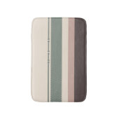 Pastel Strepen Minimalistische Huisdecoratie Badmat (Voorkant Verticaal)