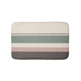 Pastel Strepen Minimalistische Huisdecoratie Badmat
