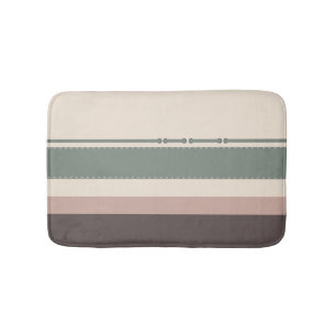 Pastel Strepen Minimalistische Huisdecoratie Badmat
