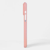 Pastel Strepen Monogram Initiaal Regenboog iPhone Hoesje (Linkerkant)