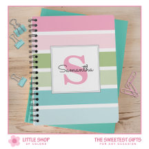 Pastel Strepen Monogram