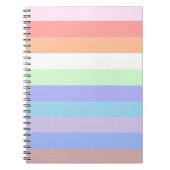 Pastel Strepen Notitieboek (Voorkant)