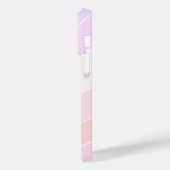 Pastel Strepen Persoonlijk Case-Mate iPhone Case (Achterkant / Links)