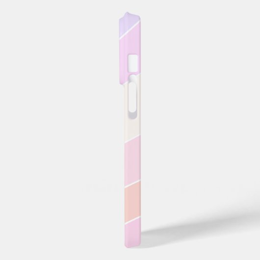 Pastel Strepen Persoonlijk Case-Mate iPhone Case (Achterkant / Links)