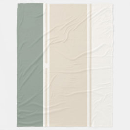 Pastel Strepen Variatie 2 – Eenvoudig en Strak Fleece Deken