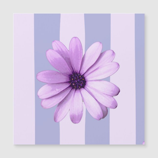 Pastel strepenpatroon met madeliefjes (Voorkant)