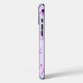 Pastel strepenpatroon met madeliefjes Case-Mate iPhone case (Achterkant / Links)