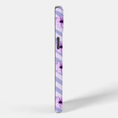 Pastel strepenpatroon met madeliefjes Case-Mate iPhone case (Achterkant / Rechts)