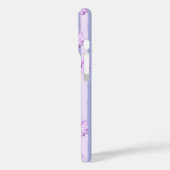 Pastel strepenpatroon met madeliefjes Case-Mate iPhone case (Achterkant / Links)