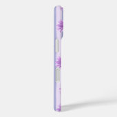 Pastel strepenpatroon met madeliefjes Case-Mate iPhone case (Achterkant / Rechts)